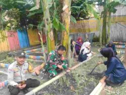 Dukung Ketahanan Pangan, Bhabinkamtibmas Desa Bababulo Ajak Warga Mamfaatkan Pekarangan Untuk Tanaman pangan