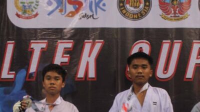 Siswa SMPN 3 Majene Raih Medali Perak di Ajang Kejuaraan Taekwondo Poltek Cup 2025