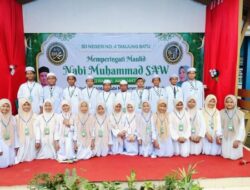 Berita Foto: Peringatan Maulid Nabi Muhammad SAW di SDN 4 Tanjung Batu