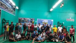 Pertandingan persahabatan Badminton PB Volta moning Majene dengan PB bilil bili pare pare