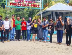 Ketua IJS Majene Kunjungi Objek Wisata Puncak Raja Bunga