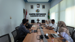 KANTAH MAJENE GELAR RAPAT MONEV PELAKSANAAN PTSL TERINEGRASI ILASPP BERSAMA PIHAK KETIGA