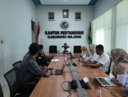 KANTAH MAJENE GELAR RAPAT MONEV PELAKSANAAN PTSL TERINEGRASI ILASPP BERSAMA PIHAK KETIGA