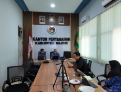 Kantah Majene Ikuti Sosialisasi Percepatan Sertipikasi Tanah MBR Secara Daring,Dukung Penguatan Kepastian Hukum.